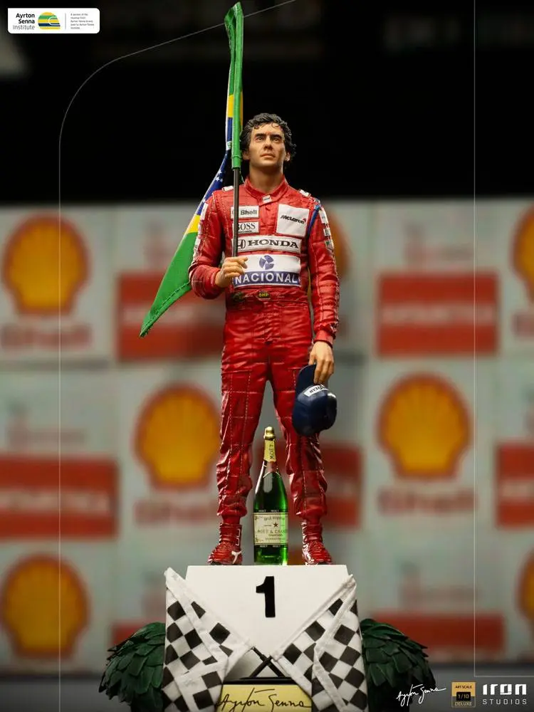 Ayrton Senna Art Scale Statue 1/10 Ayrton Senna (GP Brazil 1991) 30 cm Produktfoto