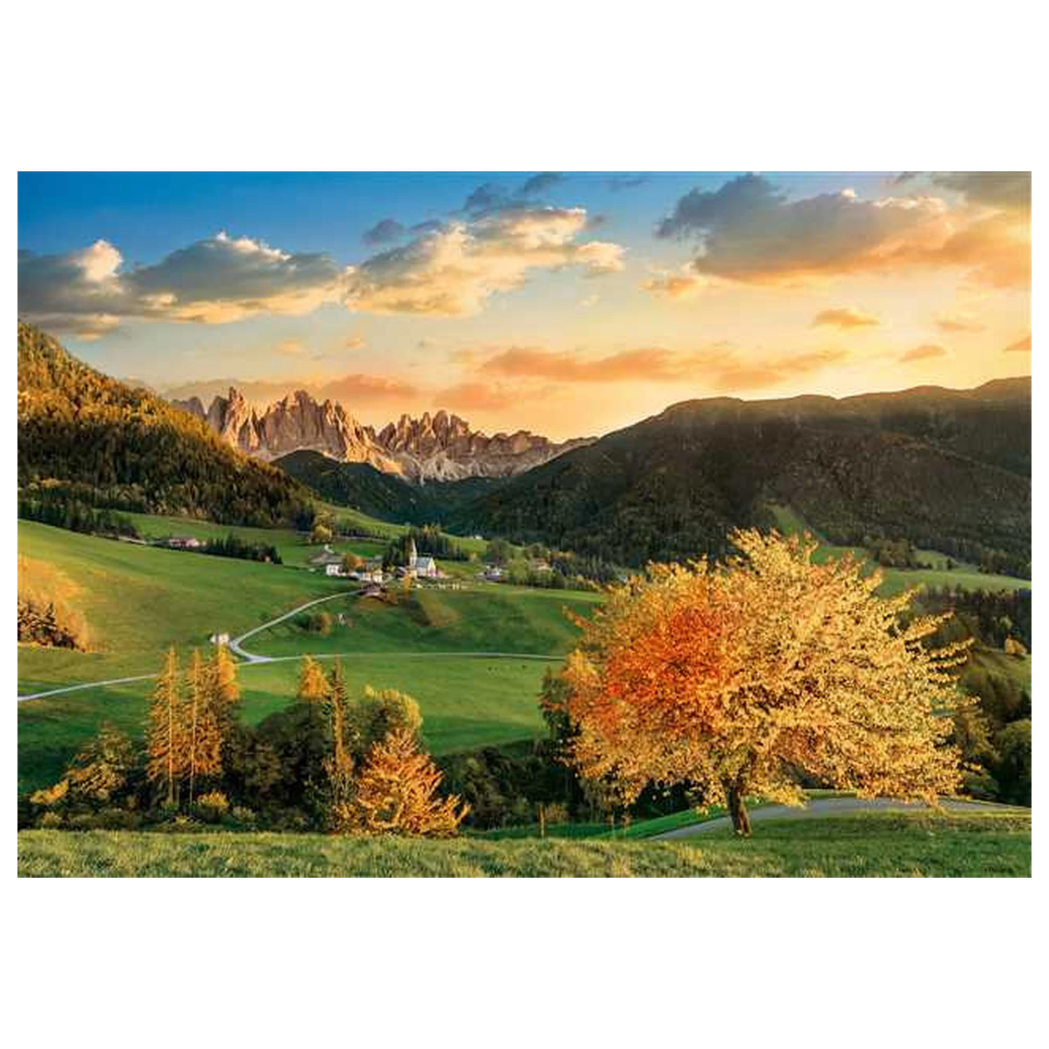 The Alps Autumn 3000-Teile Puzzle Produktfoto