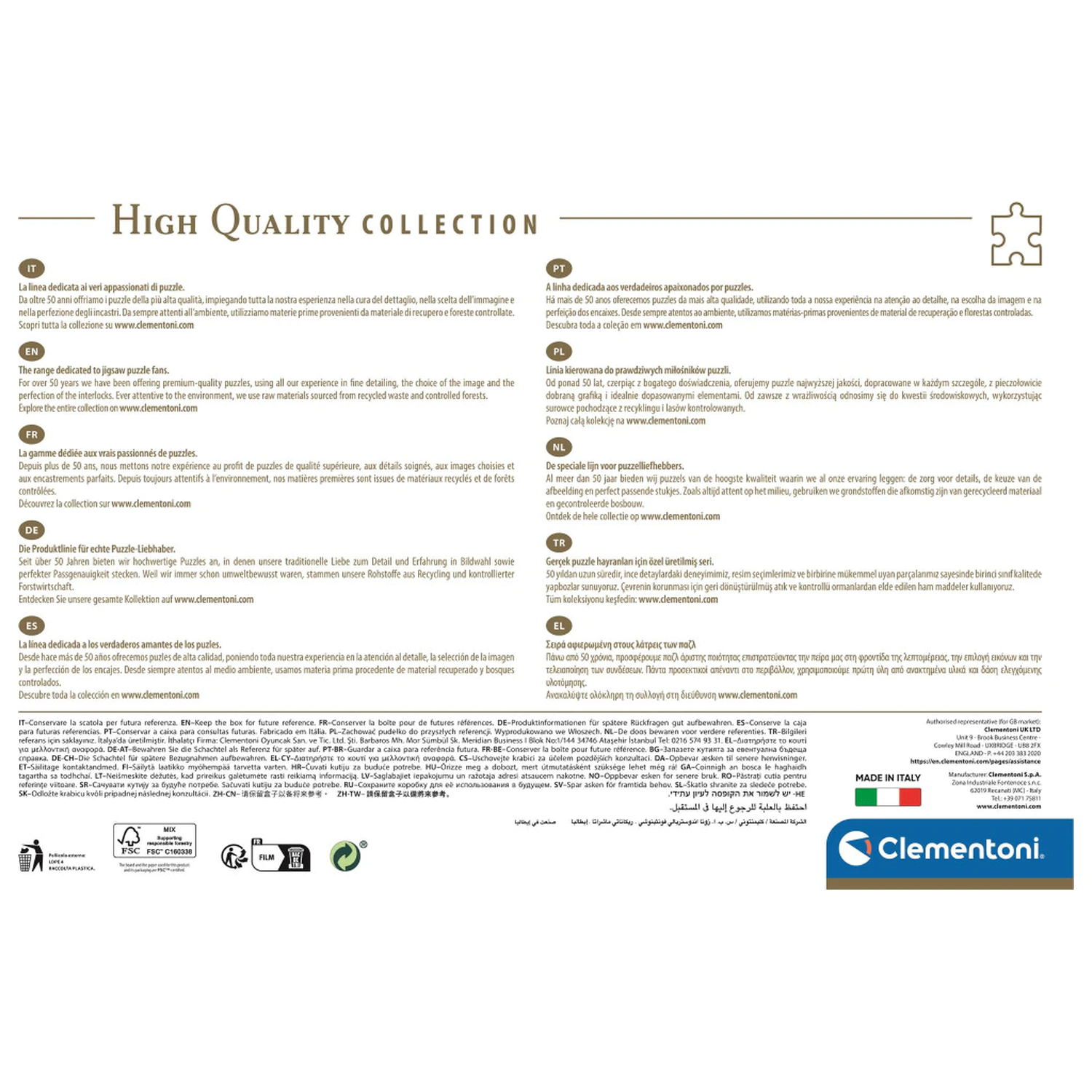 The Alps Autumn 3000-Teile Puzzle Produktfoto