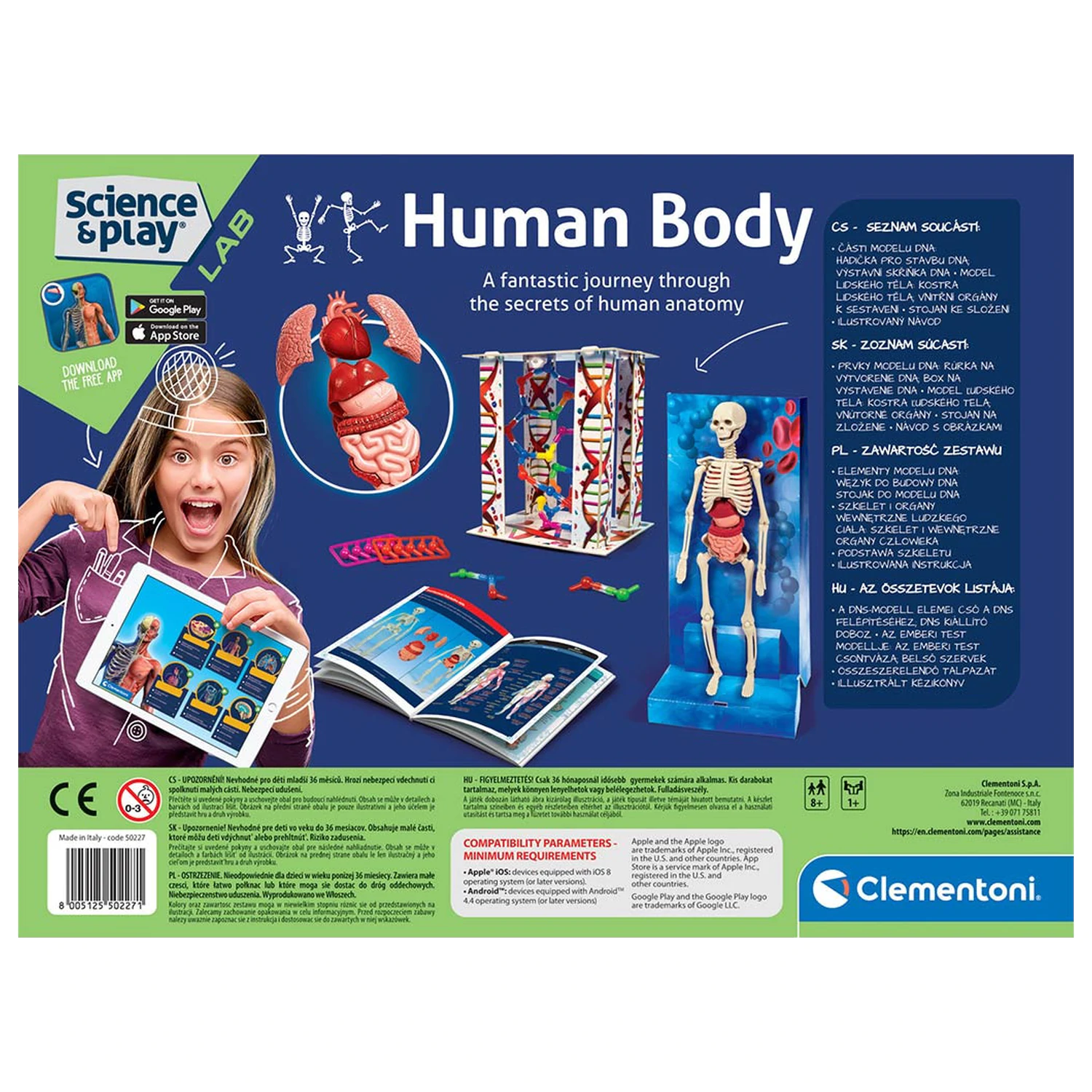 The Human Body Inside You Wissenschaft Spielset Produktfoto