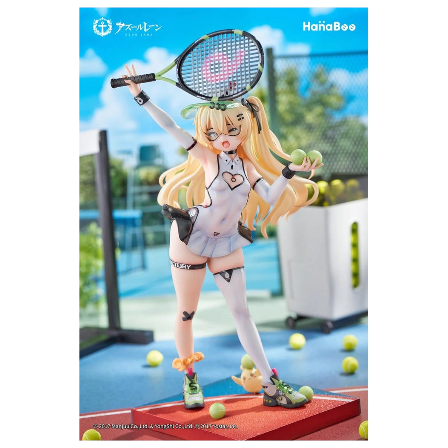 Azur Lane PVC Figur 1/6 Bache: Showy Sports Star 27 Zentimeter Produktfoto