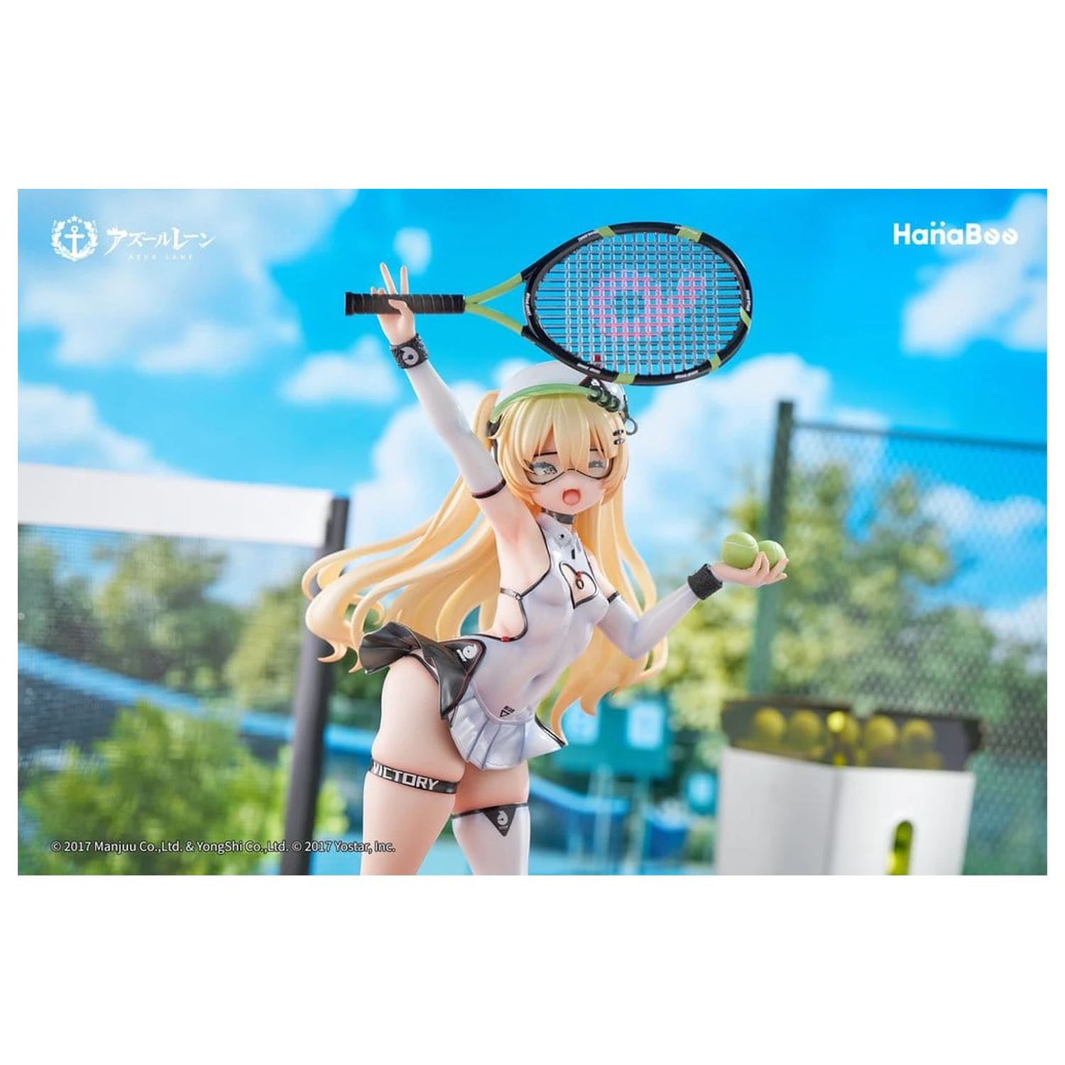 Azur Lane PVC Figur 1/6 Bache: Showy Sports Star 27 Zentimeter Produktfoto