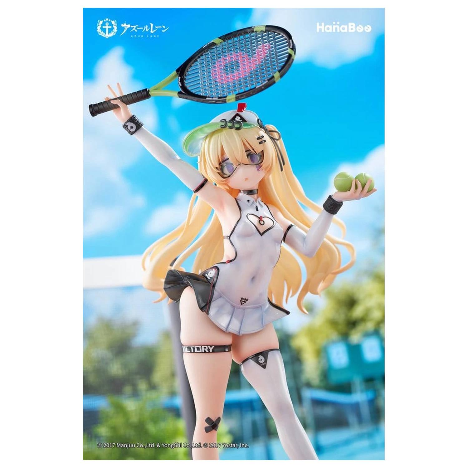 Azur Lane PVC Figur 1/6 Bache: Showy Sports Star 27 Zentimeter Produktfoto