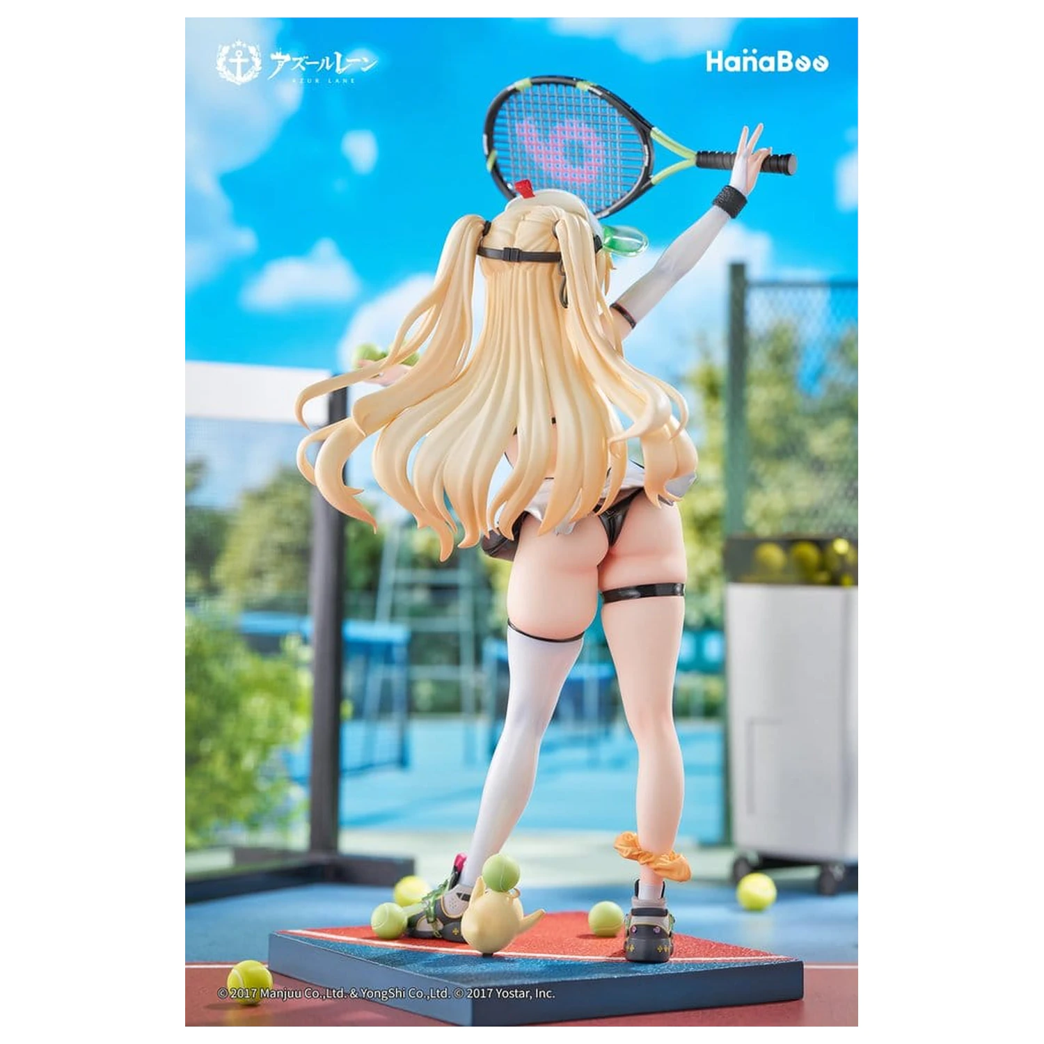 Azur Lane PVC Figur 1/6 Bache: Showy Sports Star 27 Zentimeter Produktfoto