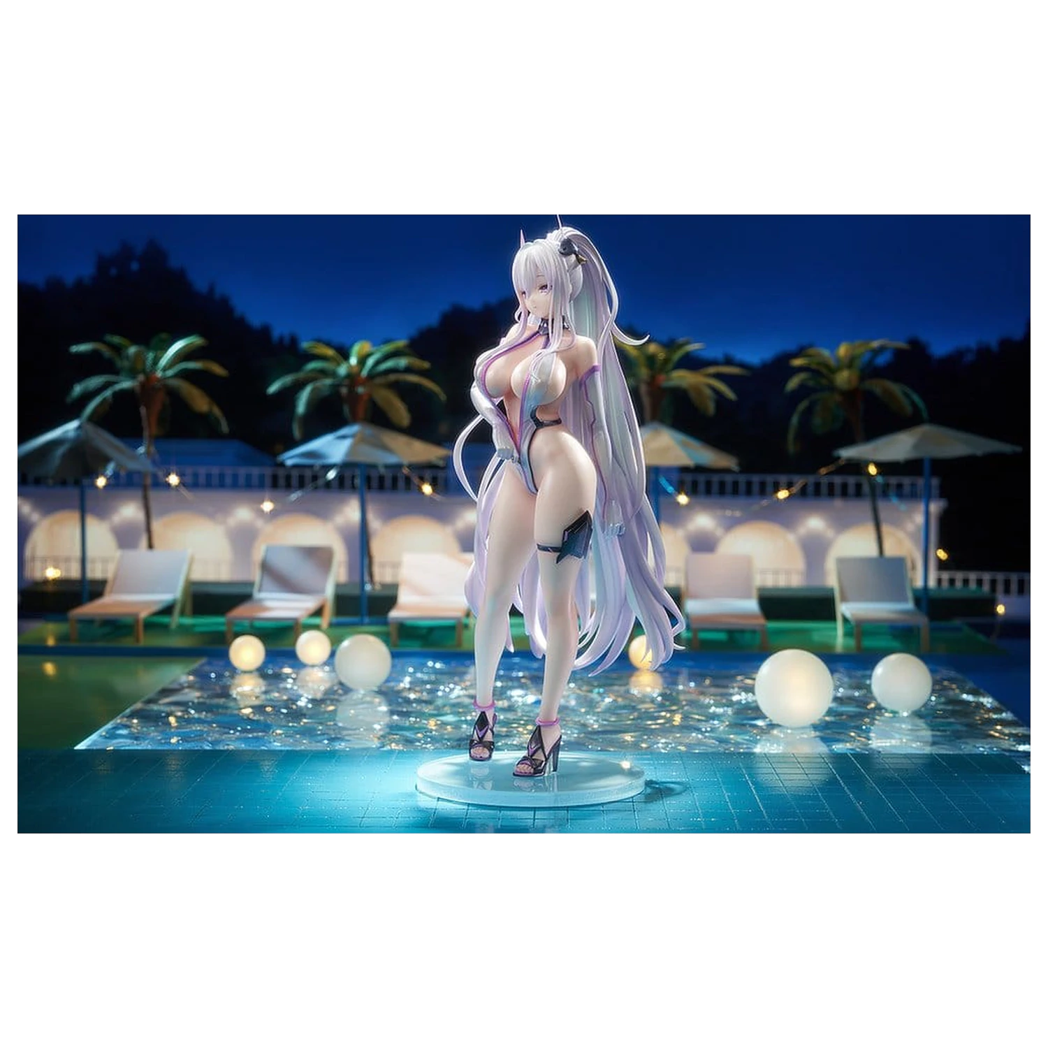 Azur Lane PVC Figur 1/6 Kearsarge Nightpool 28 cm Produktfoto
