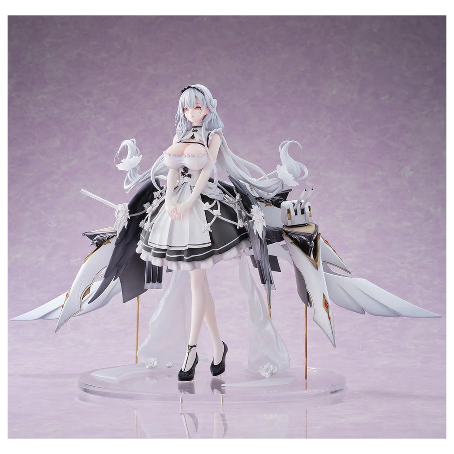 Azur Lane PVC Figur 1/6 Shira Heavy Armament Ver. 26 cm Produktfoto