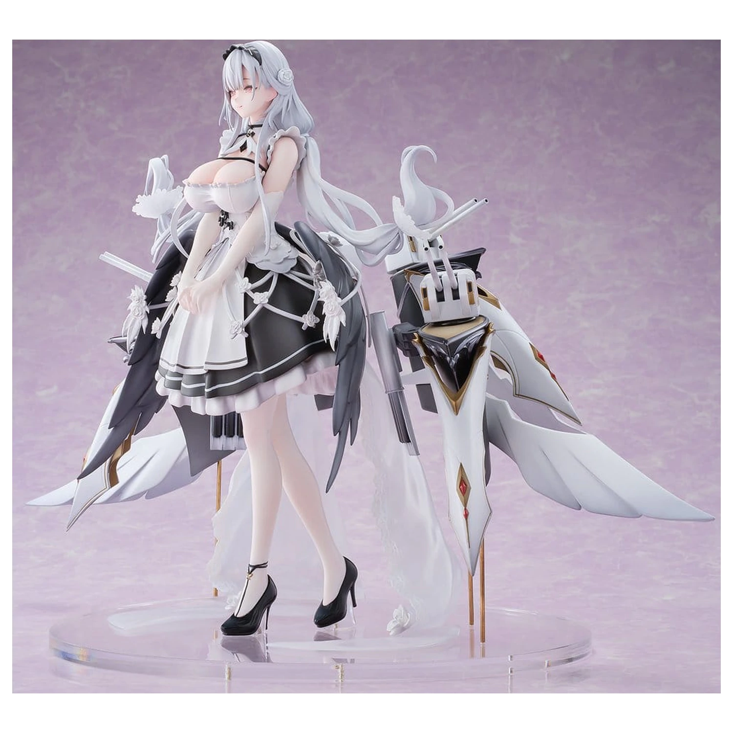 Azur Lane PVC Figur 1/6 Shira Heavy Armament Ver. 26 cm Produktfoto