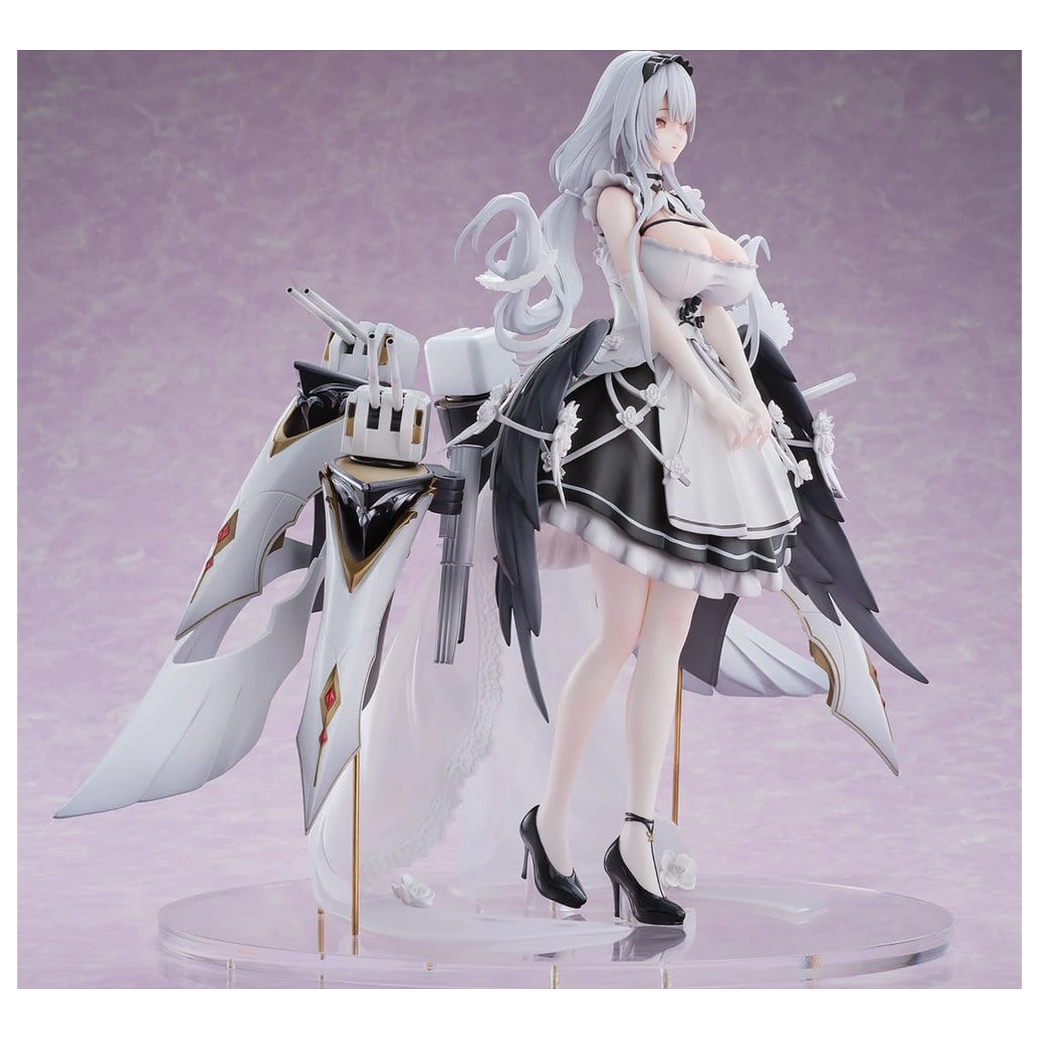 Azur Lane PVC Figur 1/6 Shira Heavy Armament Ver. 26 cm Produktfoto
