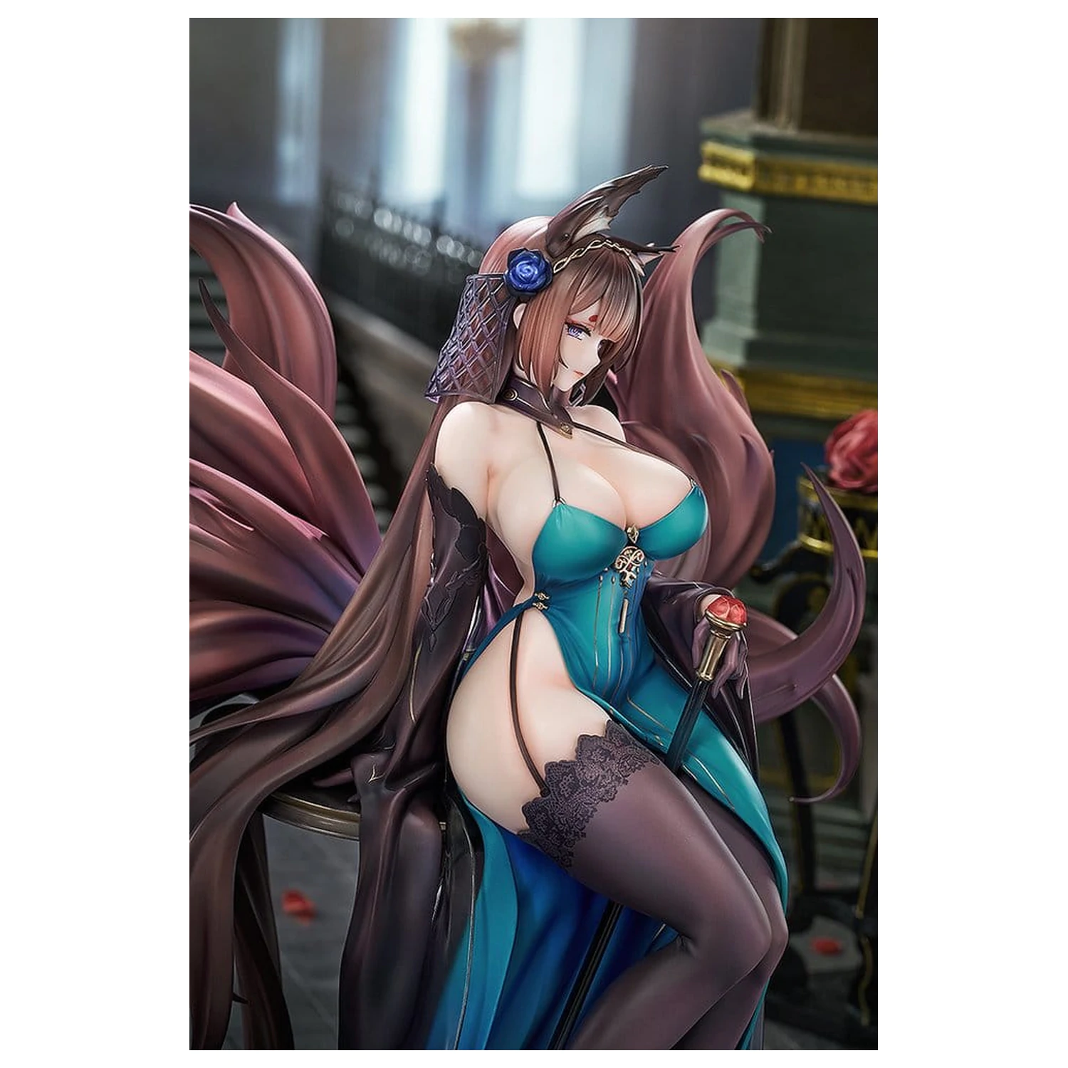 Azur Lane PVC Figur 1/7 Amagi: Throne of Fallen Petals Ver. 27 cm Produktfoto