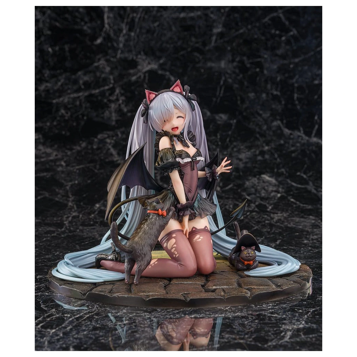 Azur Lane PVC Figur 1/7 Janus Fright-Night Scaredy-Cat Ver. 16 cm Produktfoto