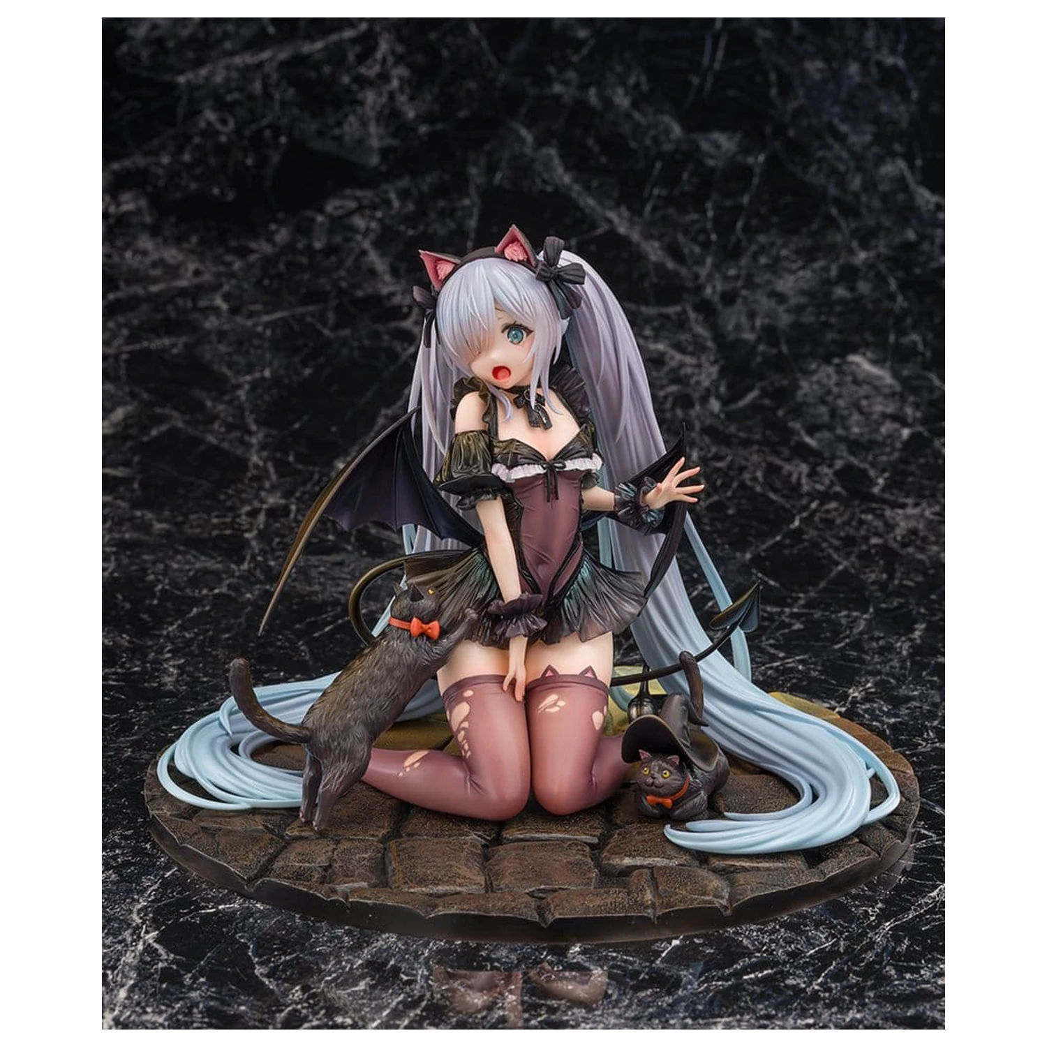 Azur Lane PVC Figur 1/7 Janus Fright-Night Scaredy-Cat Ver. 16 cm Produktfoto
