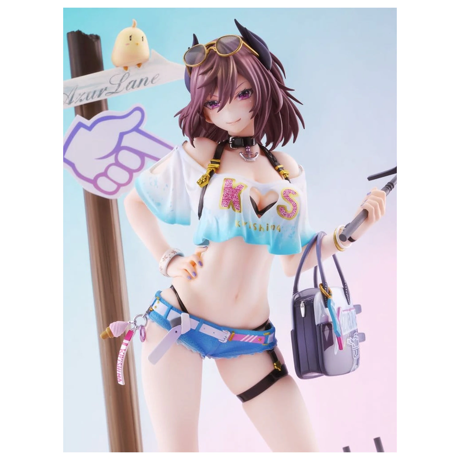 Azur Lane PVC Figur 1/7 Kirishima Bravely Summer 28 cm Produktfoto