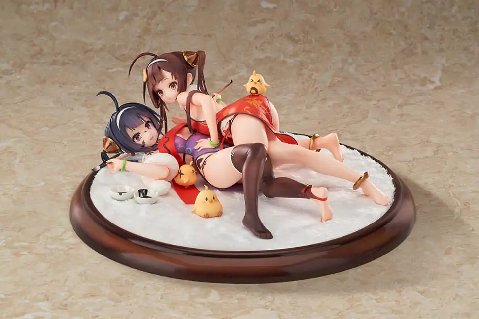 Azur Lane PVC Statue 1/7 Ping Hai &amp; Ning Hai 12 cm Produktfoto