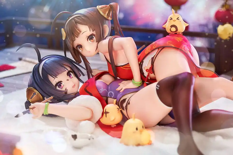 Azur Lane PVC Statue 1/7 Ping Hai &amp; Ning Hai 12 cm Produktfoto