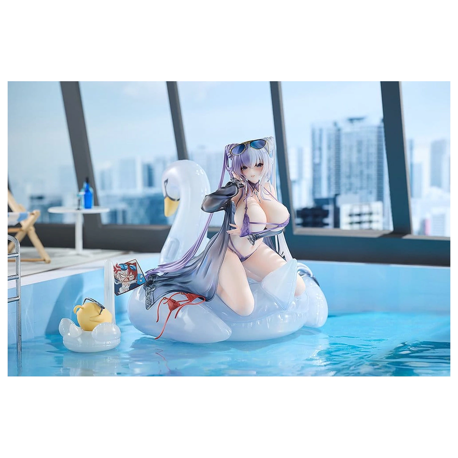Azur Lane PVC Figur 1/7 Ying Swei Blue Waves, Limpid Summer Ver. 18 cm Produktfoto