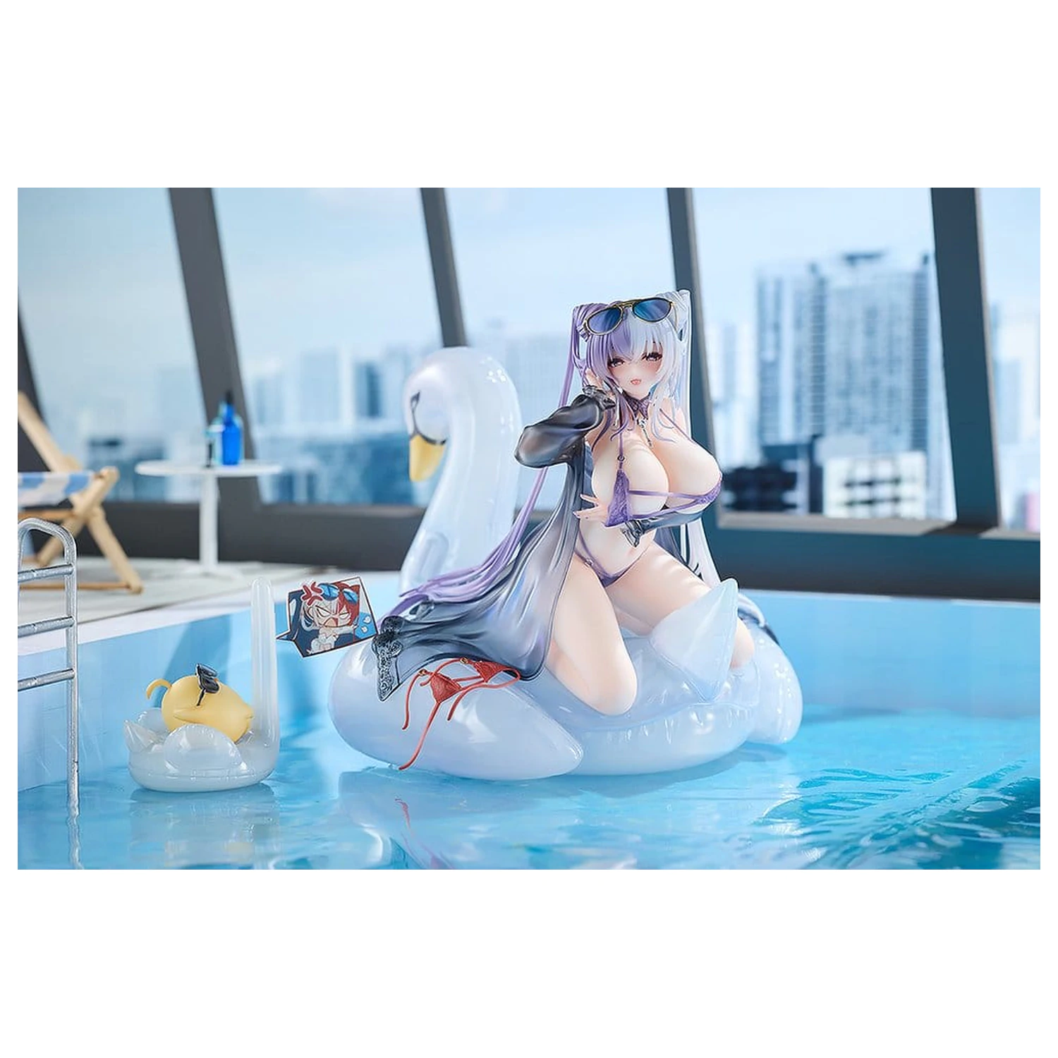 Azur Lane PVC Figur 1/7 Ying Swei Blue Waves, Limpid Summer Ver. 18 cm Produktfoto