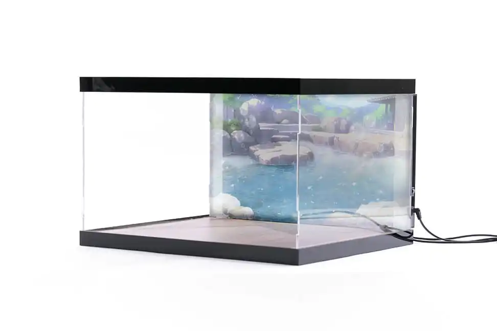 Azur Lane Acryl Display Case mit Beleuchtung für Figur Kashino Hot Springs Relaxation termékfotó