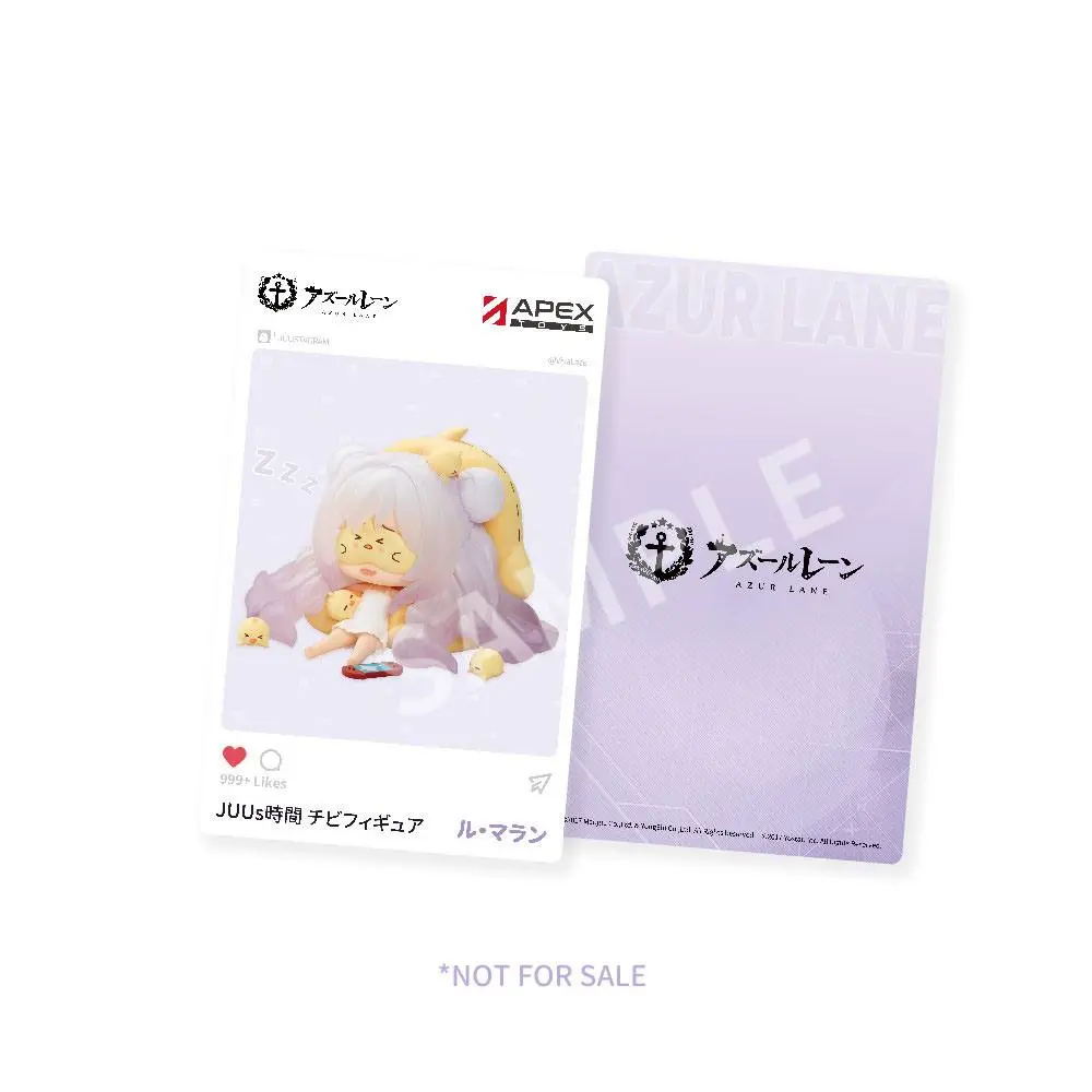 Azur Lane PVC Statue Deformed JUUs Time Chibi Chara Series Le Malin 6 cm termékfotó