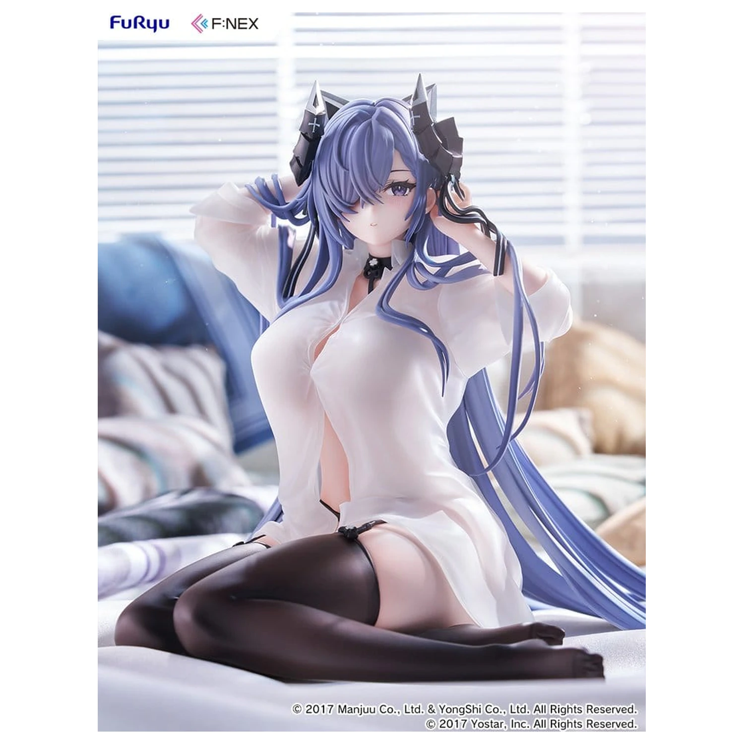 Azur Lane F:NEX PVC Figur 1/6 August von Parseval The Unhulde's Midday Respite Ver. 15 cm Produktfoto