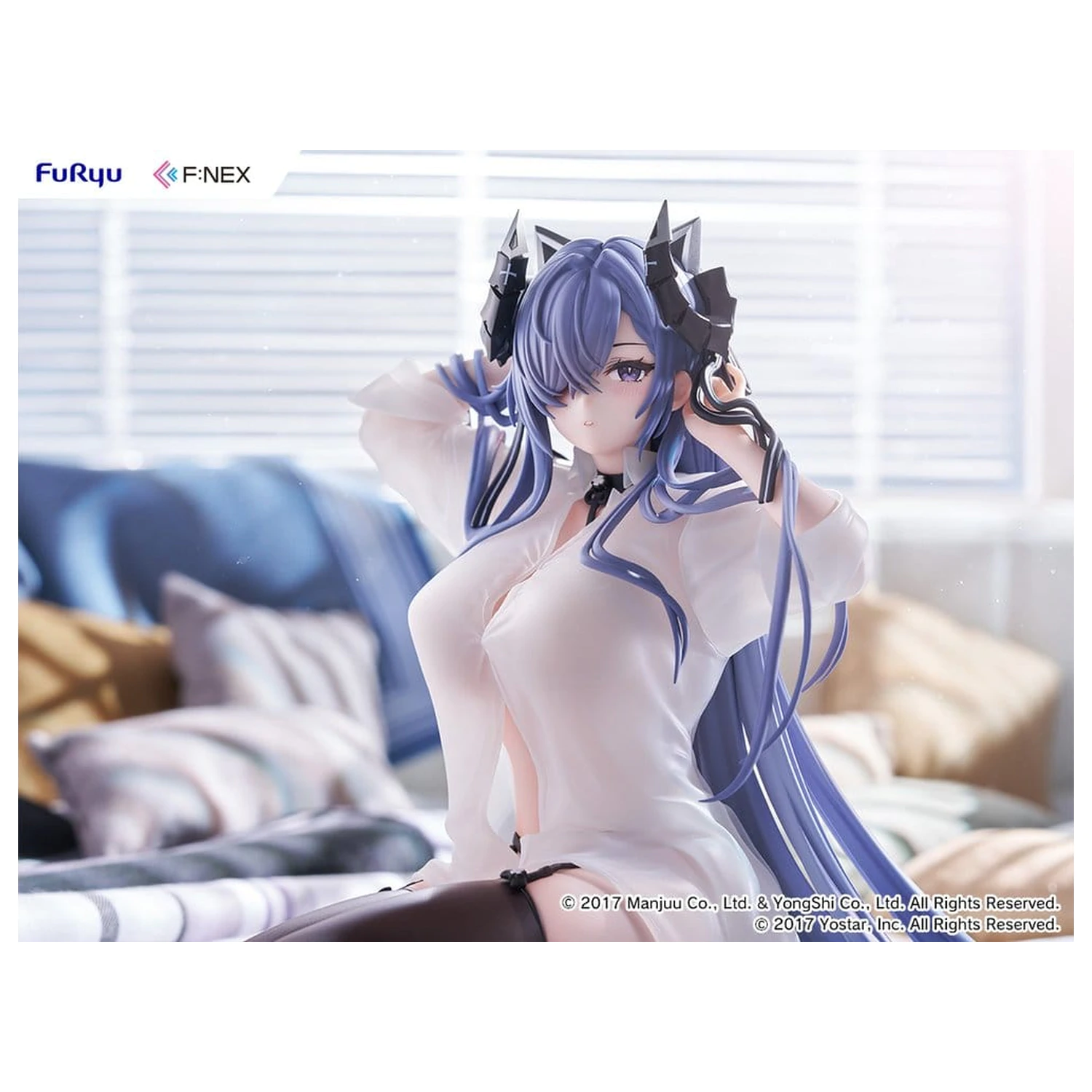 Azur Lane F:NEX PVC Figur 1/6 August von Parseval The Unhulde's Midday Respite Ver. 15 cm Produktfoto