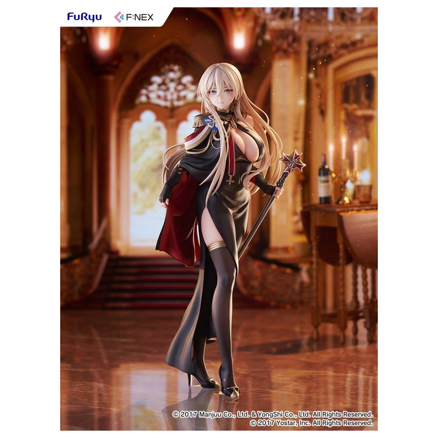 Azur Lane F:NEX PVC Figur 1/7 Bismarck Formal Dress Ver. 25 cm Produktfoto