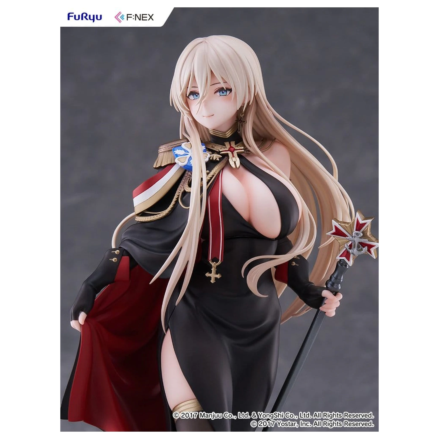 Azur Lane F:NEX PVC Figur 1/7 Bismarck Formal Dress Ver. 25 cm Produktfoto