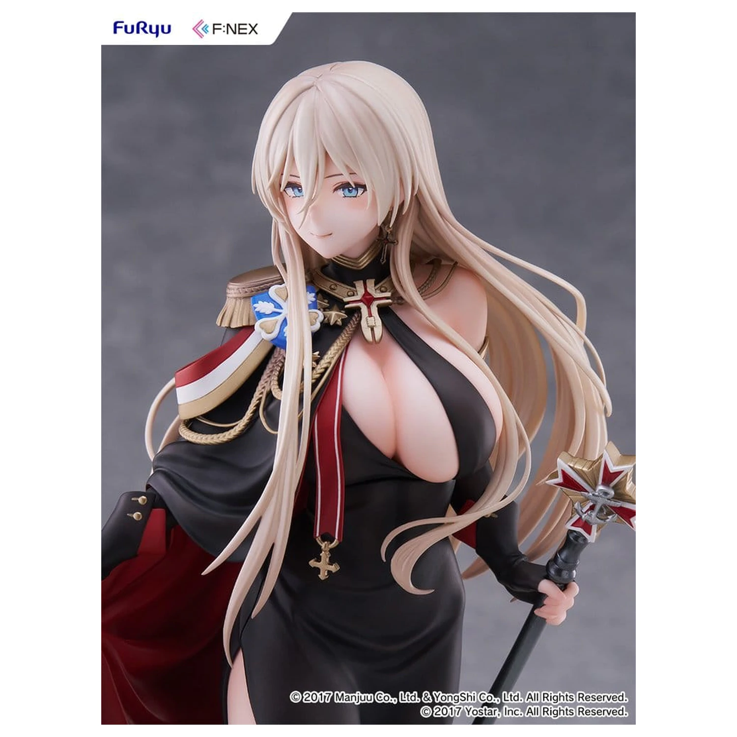 Azur Lane F:NEX PVC Figur 1/7 Bismarck Formal Dress Ver. 25 cm Produktfoto