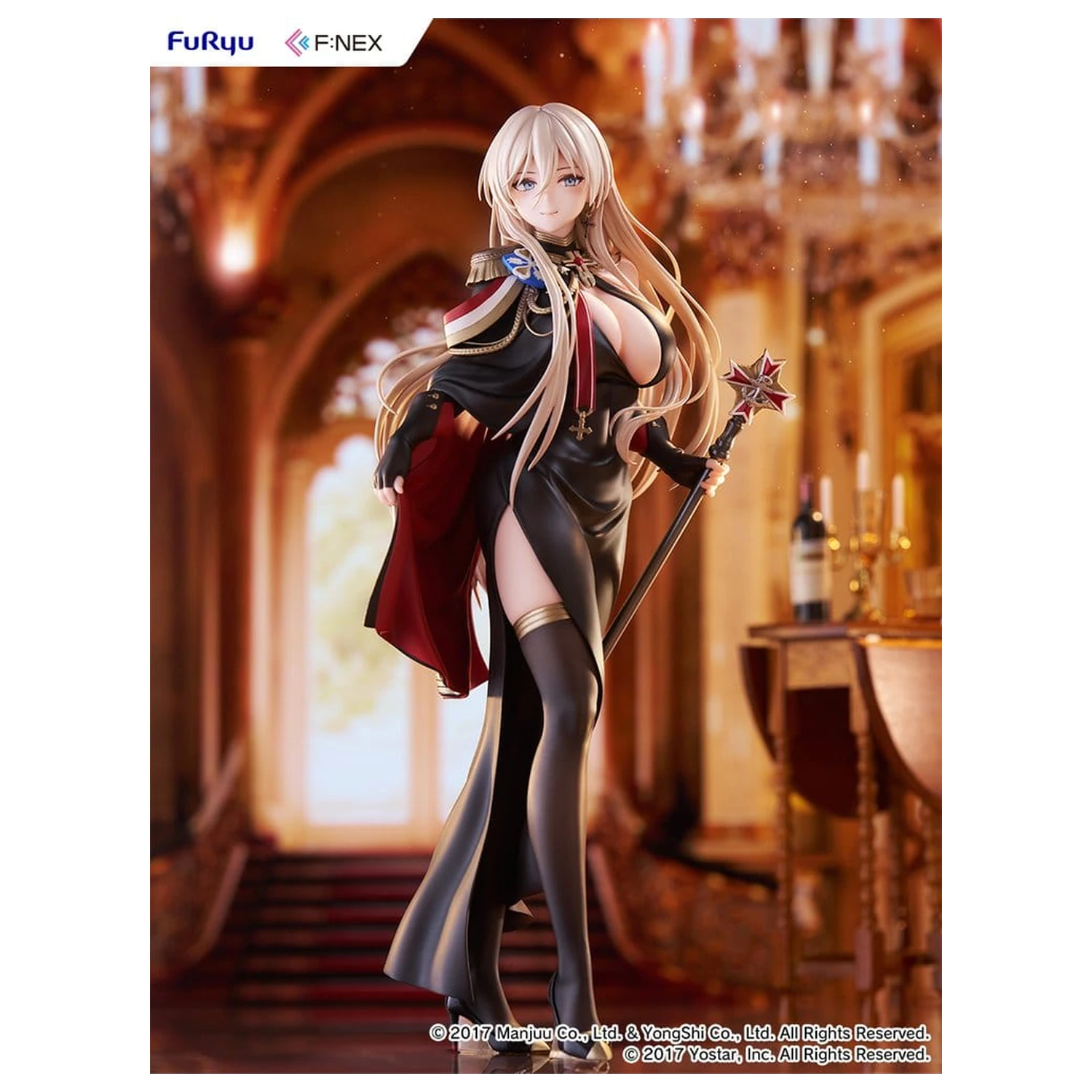 Azur Lane F:NEX PVC Figur 1/7 Bismarck Formal Dress Ver. 25 cm Produktfoto