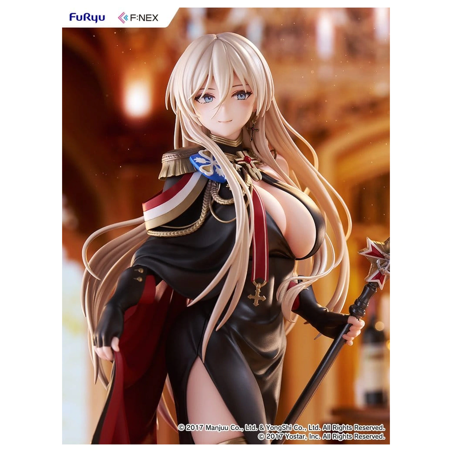 Azur Lane F:NEX PVC Figur 1/7 Bismarck Formal Dress Ver. 25 cm Produktfoto