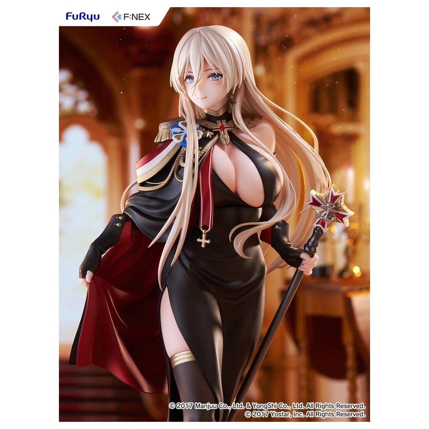 Azur Lane F:NEX PVC Figur 1/7 Bismarck Formal Dress Ver. 25 cm Produktfoto