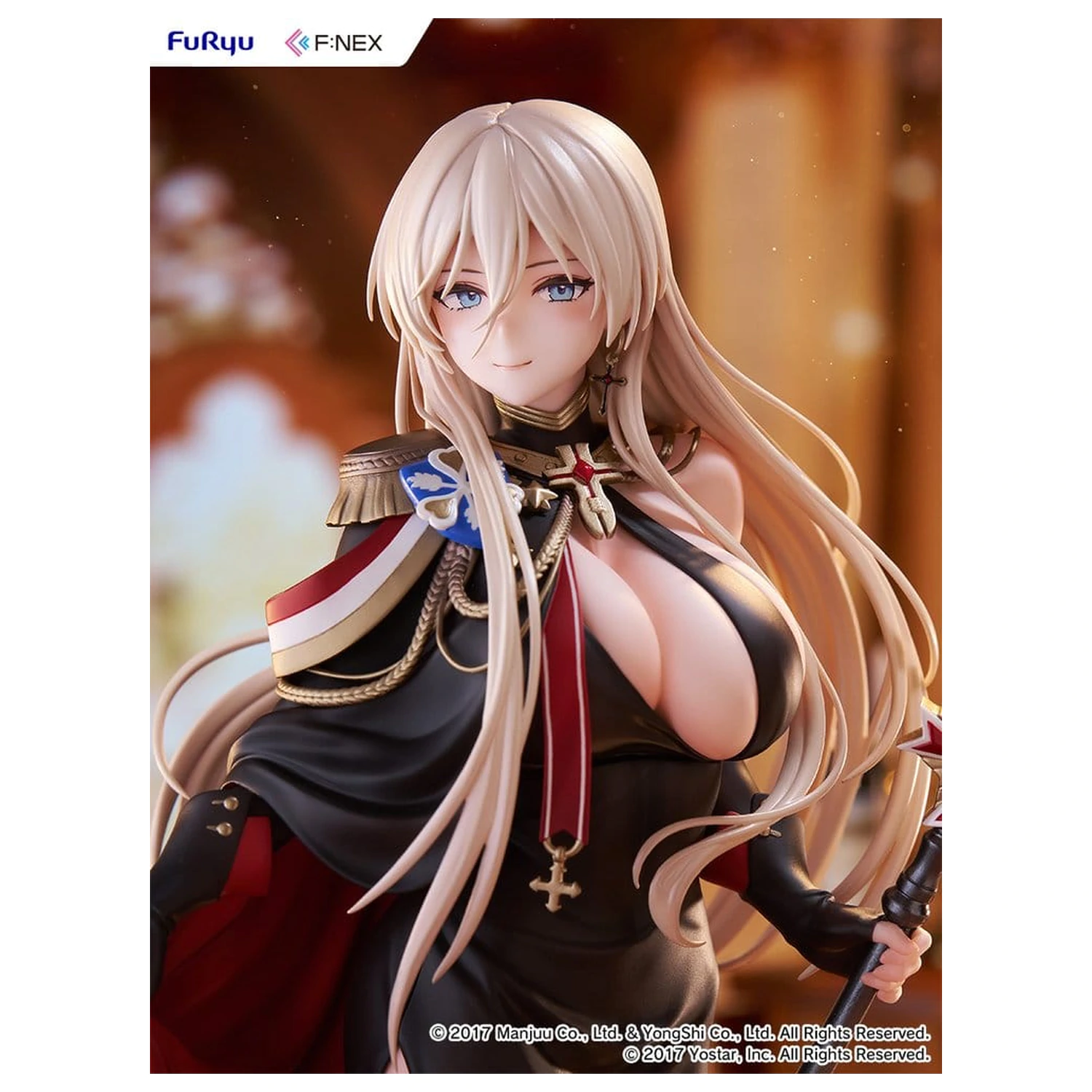 Azur Lane F:NEX PVC Figur 1/7 Bismarck Formal Dress Ver. 25 cm Produktfoto