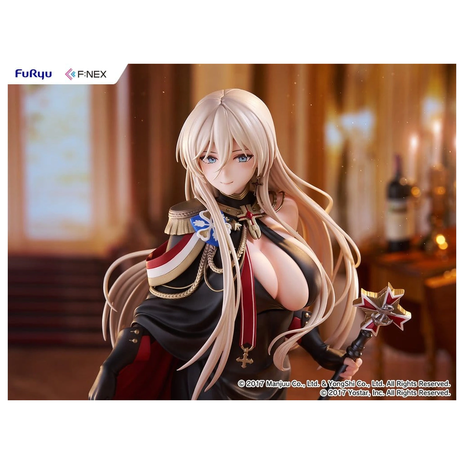 Azur Lane F:NEX PVC Figur 1/7 Bismarck Formal Dress Ver. 25 cm Produktfoto