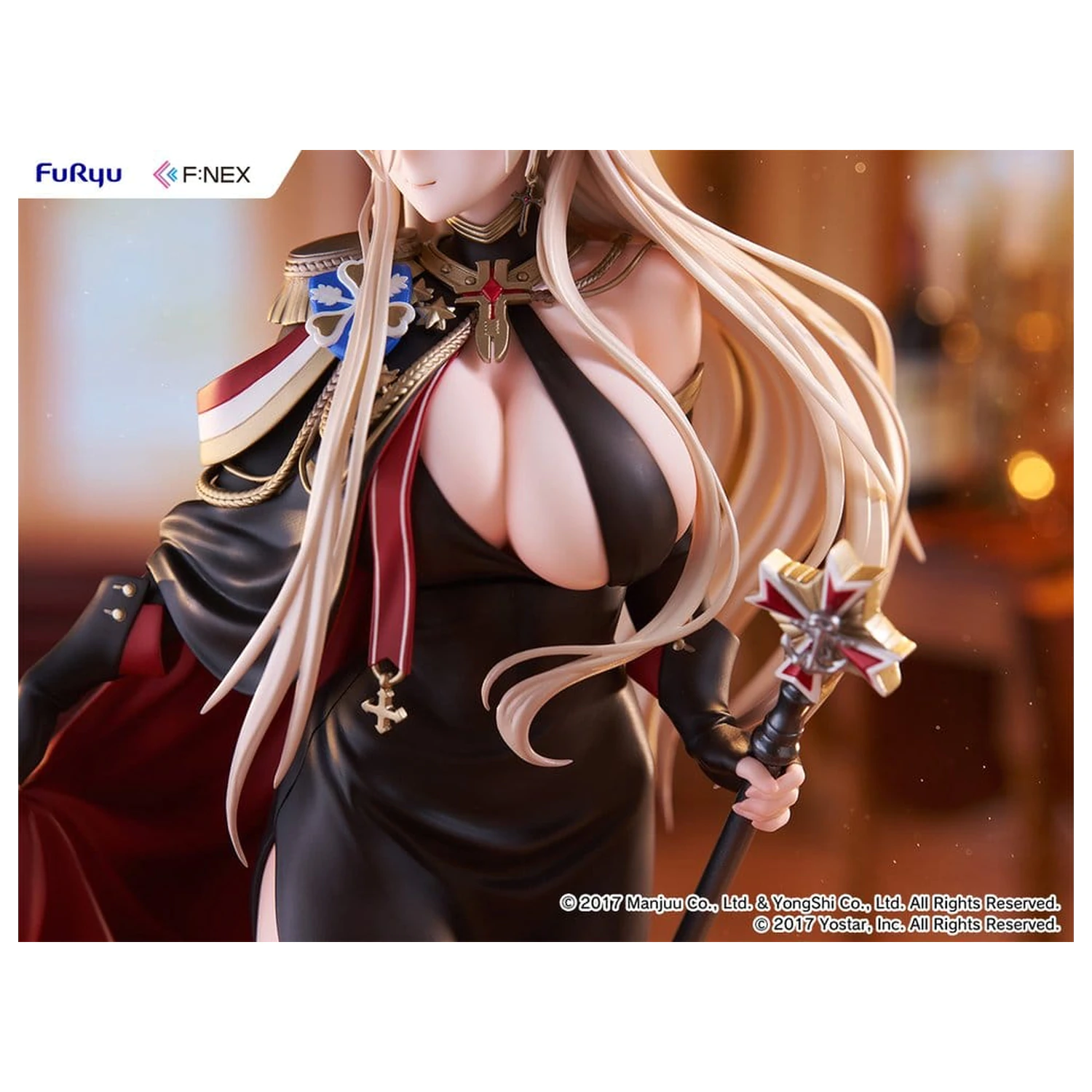 Azur Lane F:NEX PVC Figur 1/7 Bismarck Formal Dress Ver. 25 cm Produktfoto