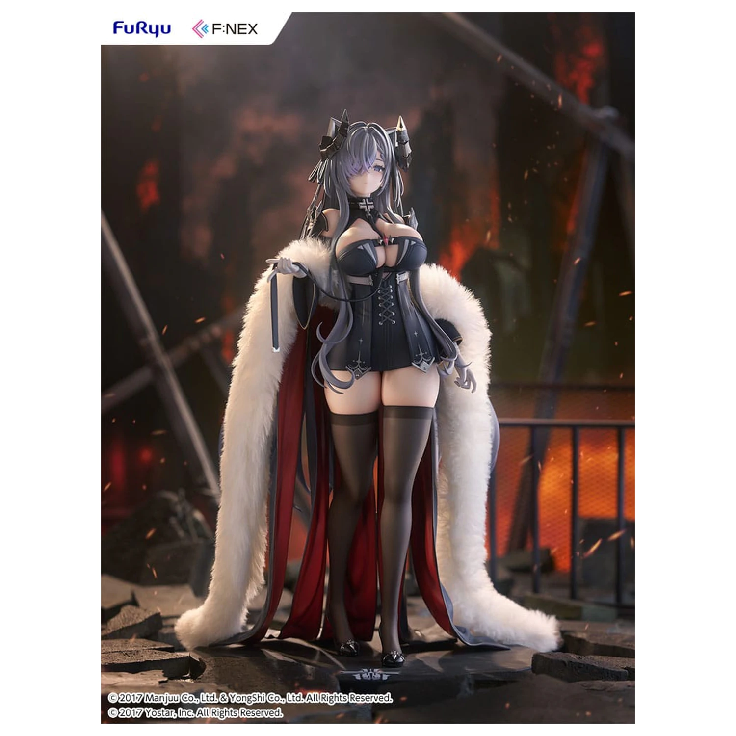Azur Lane F:Nex PVC Statue 1/6 August von Parseval 29 cm Produktfoto