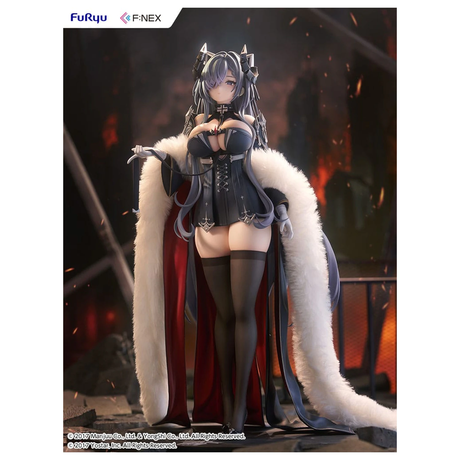 Azur Lane F:Nex PVC Statue 1/6 August von Parseval 29 cm Produktfoto