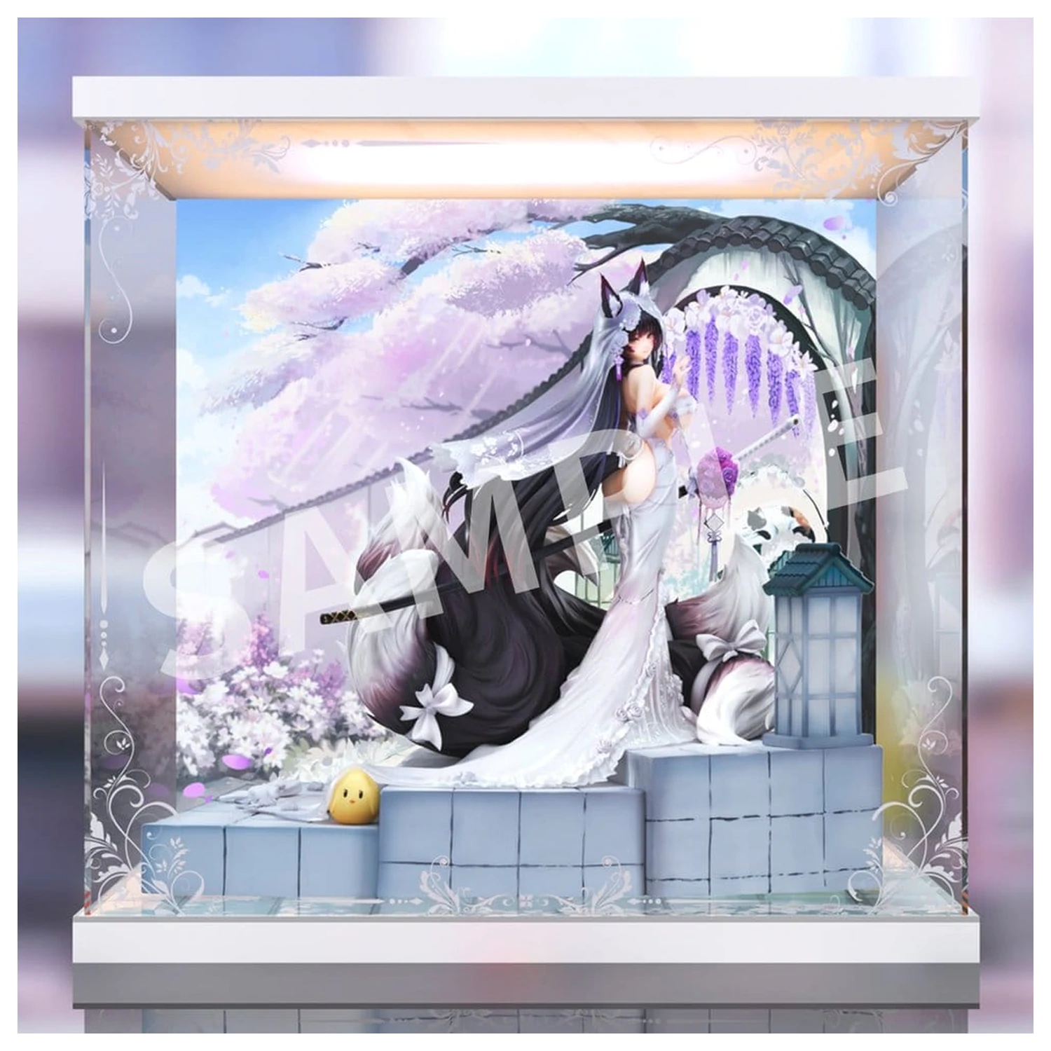 Azur Lane PVC Figur Musashi Purest Wisteria Ver. Acryl Special Edition 36 cm Produktfoto