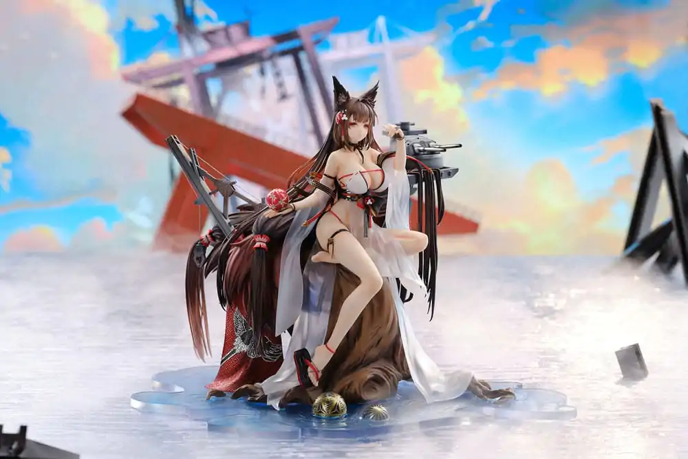 Azur Lane PVC Statue 1/7 Amagi Wending Waters Serene Lotus Ver. Acrylic Special Edition w/Display 25 cm termékfotó