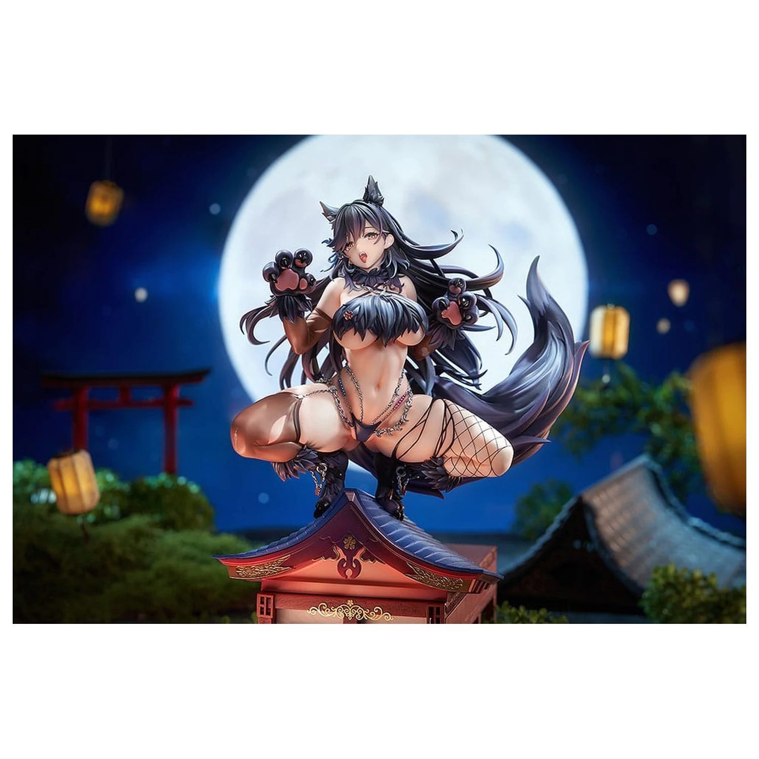 Azur Lane PVC Figur 1/7 Atago: Full Moon's Feral Wolf Ver. 24 cm Produktfoto