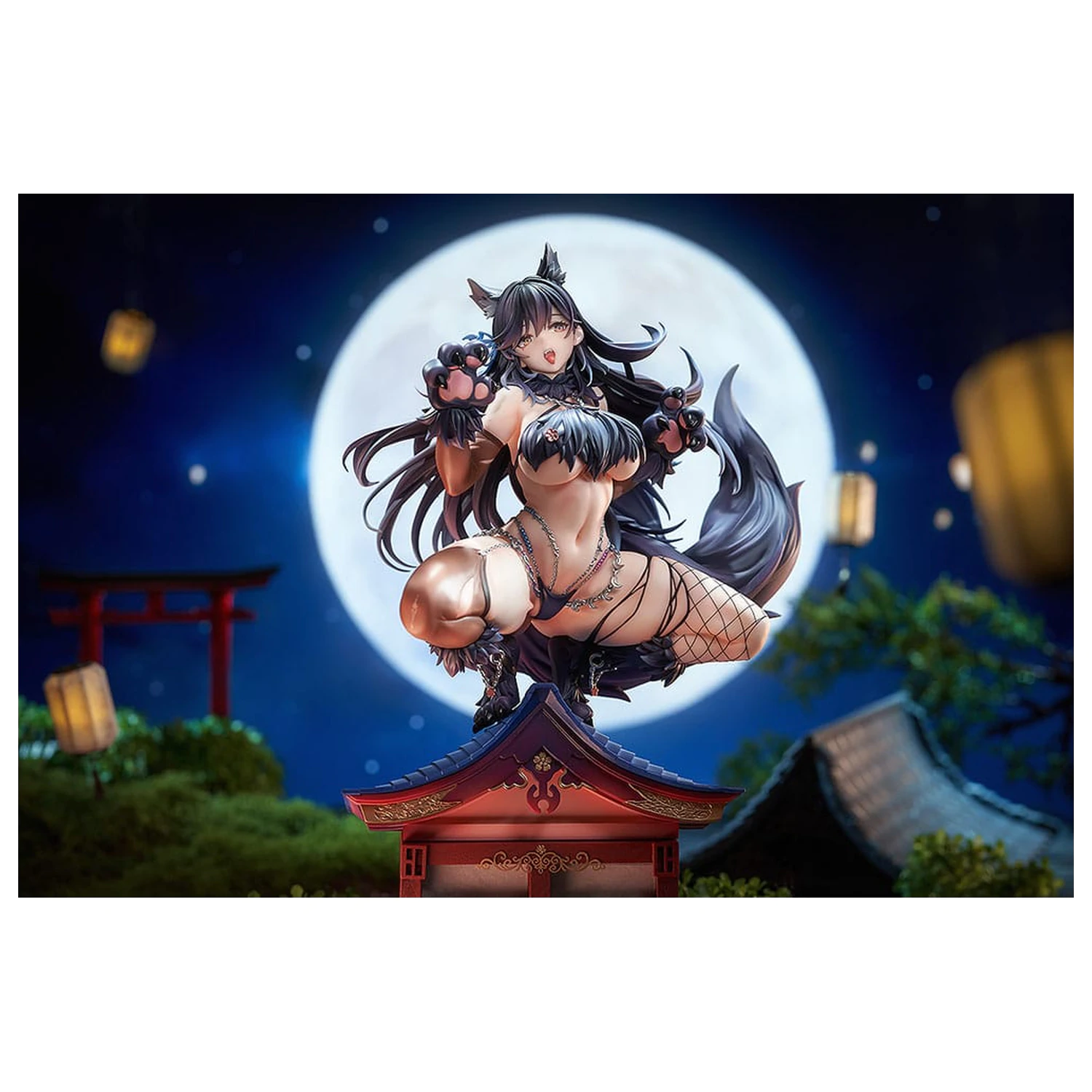 Azur Lane PVC Figur 1/7 Atago: Full Moon's Feral Wolf Ver. 24 cm Produktfoto