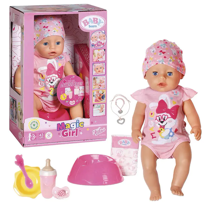 BABY born kleines Mädchen Puppe 43cm Produktfoto