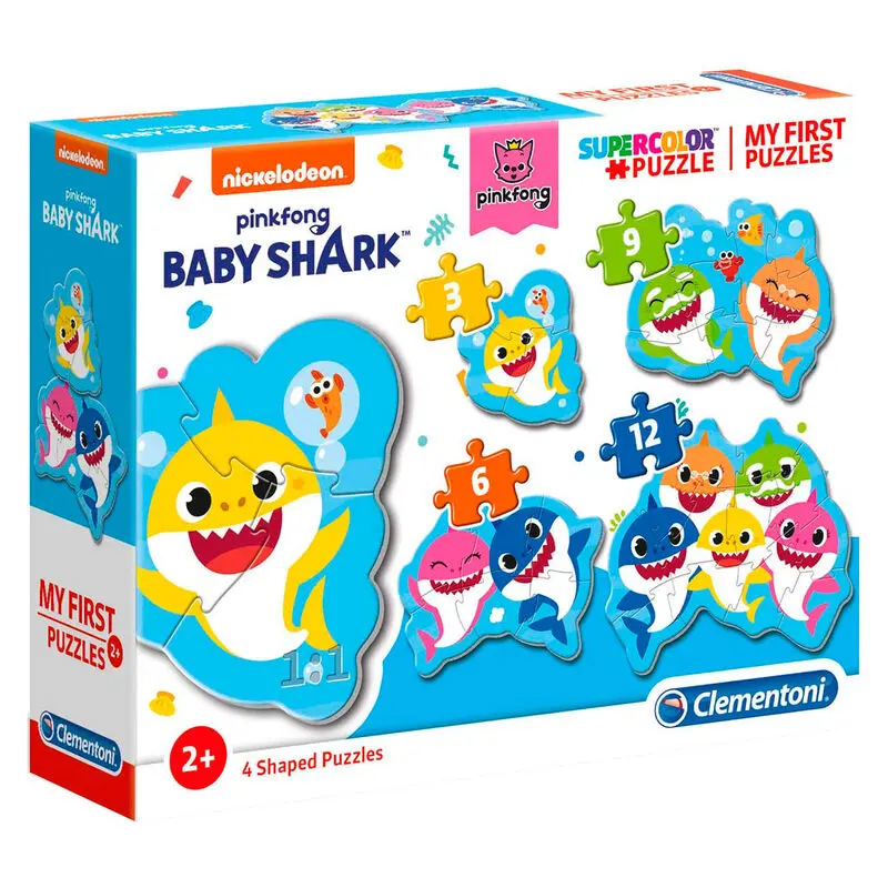 Baby Shark My First Puzzle 3-6-9-12St Produktfoto