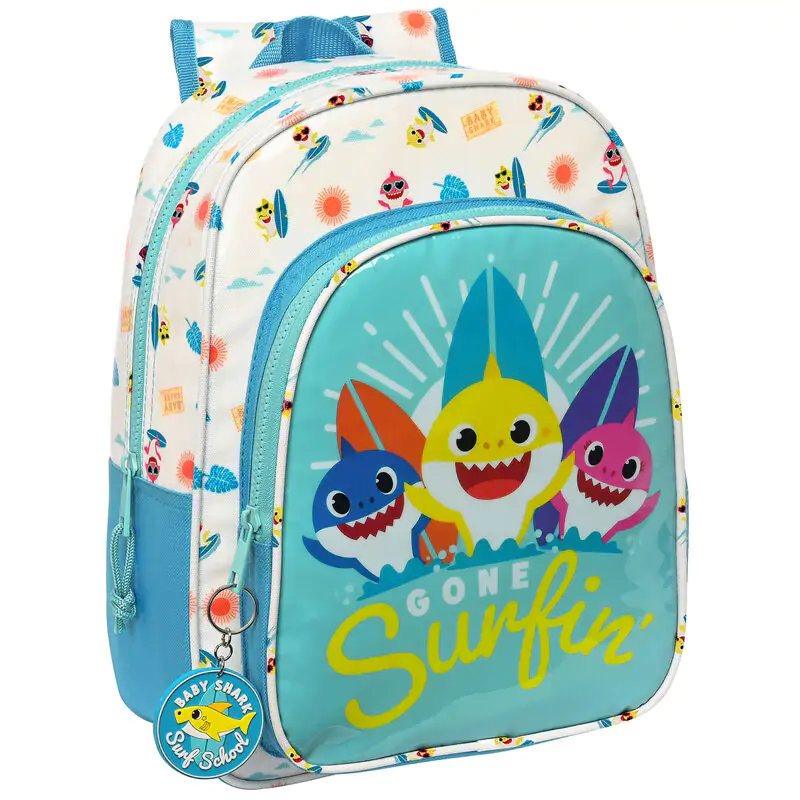 Baby Shark Surfing Rucksack 34cm Produktfoto