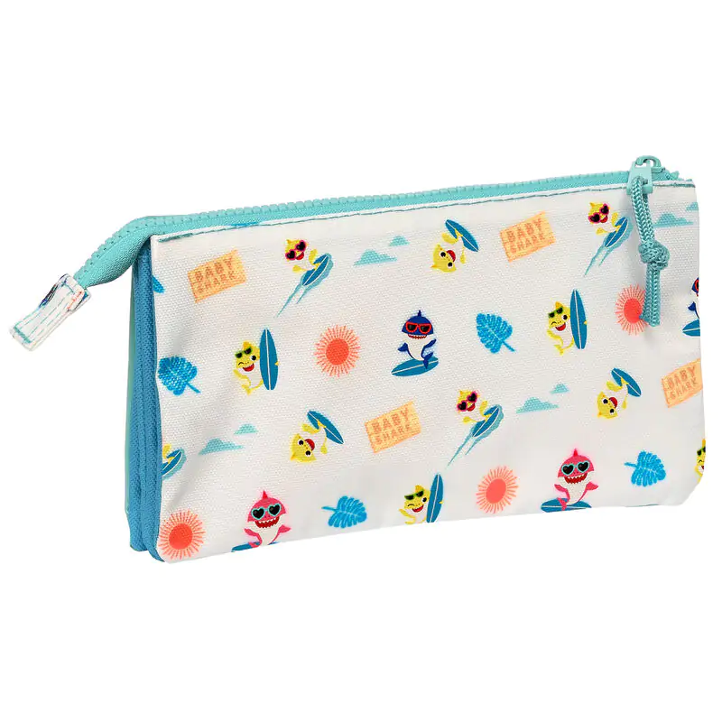 Baby Shark Surfing Dreifaches Mäppchen Produktfoto