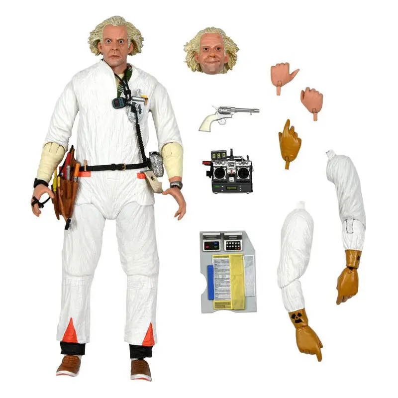 Zurück in die Zukunft Actionfigur Ultimate Doc Brown (1985) 18 cm Produktfoto