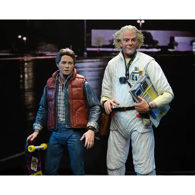 Zurück in die Zukunft Actionfigur Ultimate Doc Brown (1985) 18 cm Produktfoto