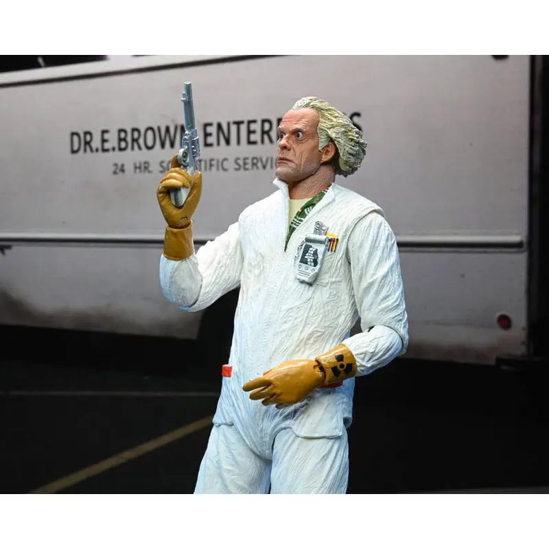 Zurück in die Zukunft Actionfigur Ultimate Doc Brown (1985) 18 cm Produktfoto