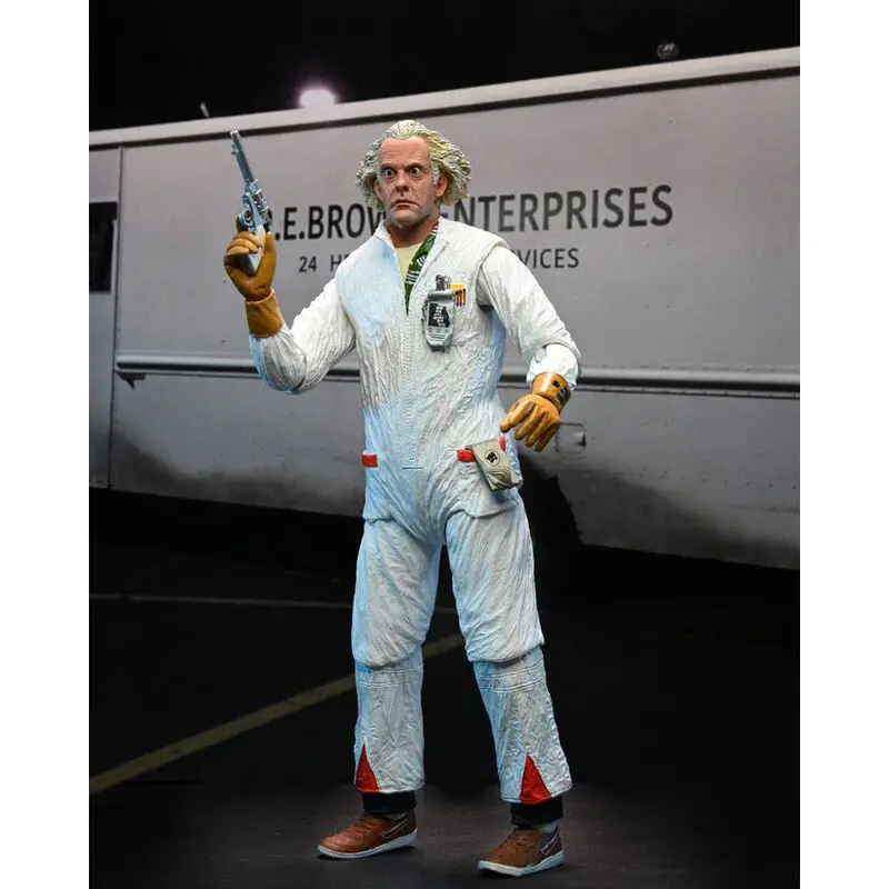 Zurück in die Zukunft Actionfigur Ultimate Doc Brown (1985) 18 cm Produktfoto
