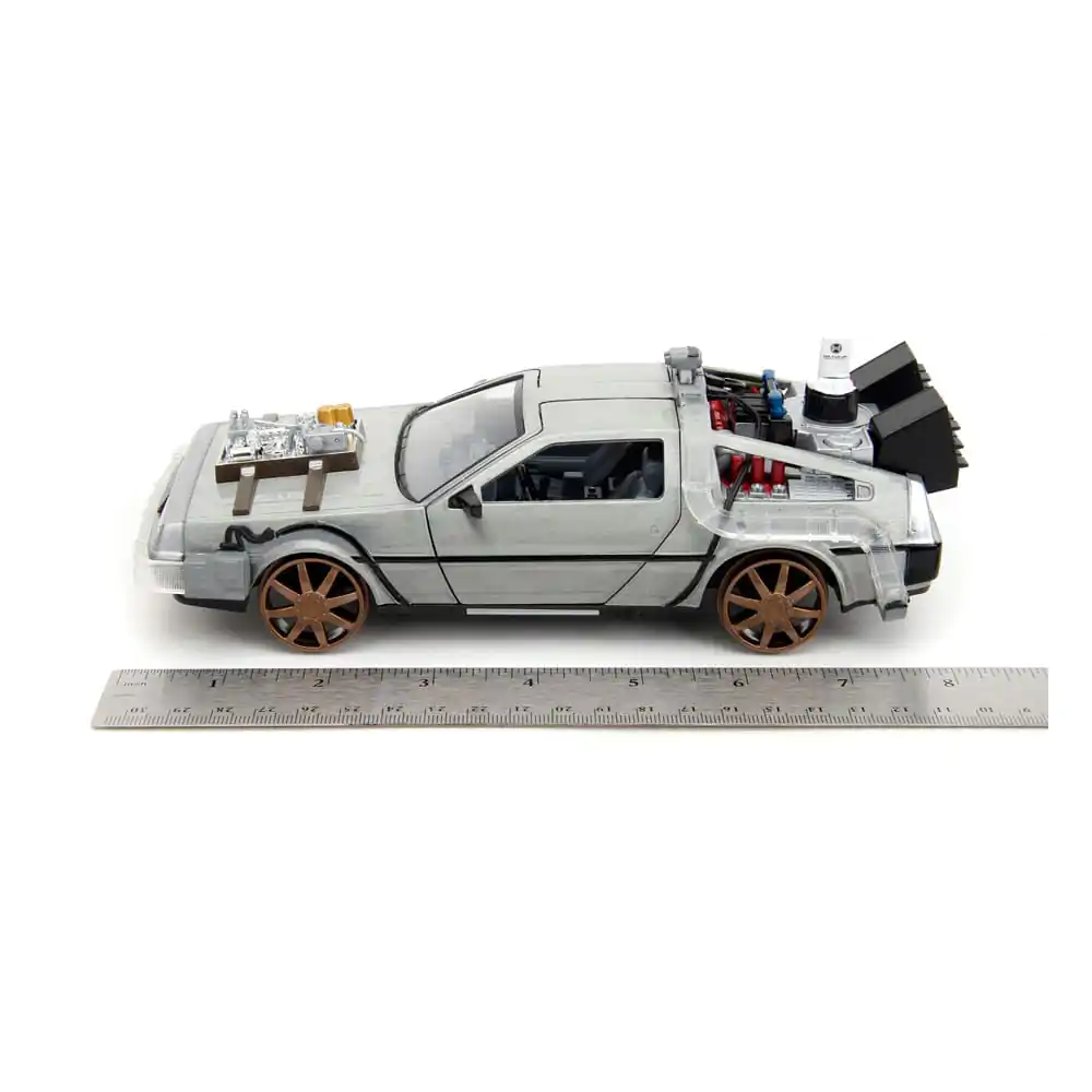 Zurück in die Zukunft 3 Diecast Modell 1/24 Time Machine Model 4 termékfotó