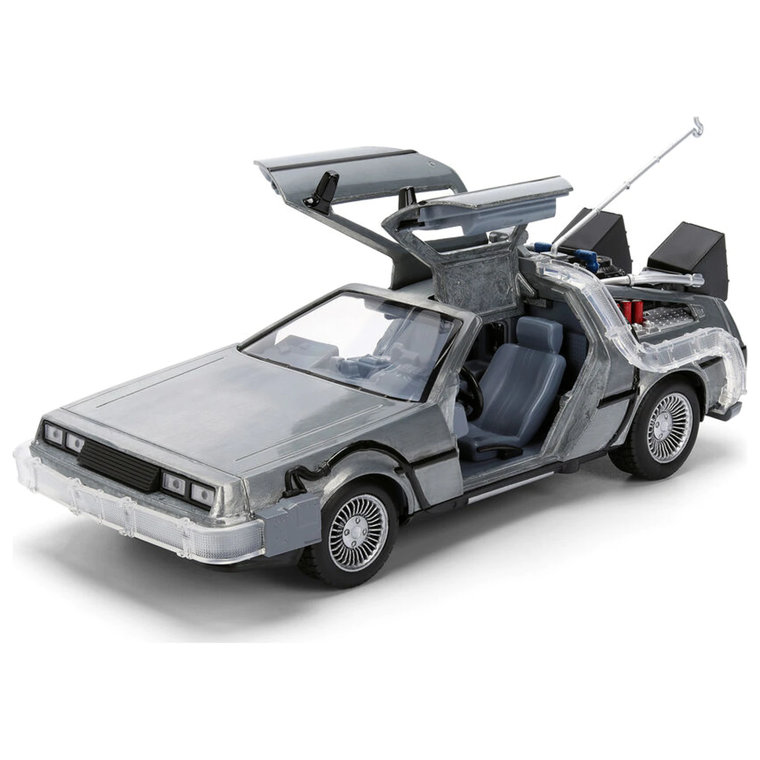 Back to the Future 40. Jubiläum Time Machine Hollywood Rides DeLorean Replik Produktfoto