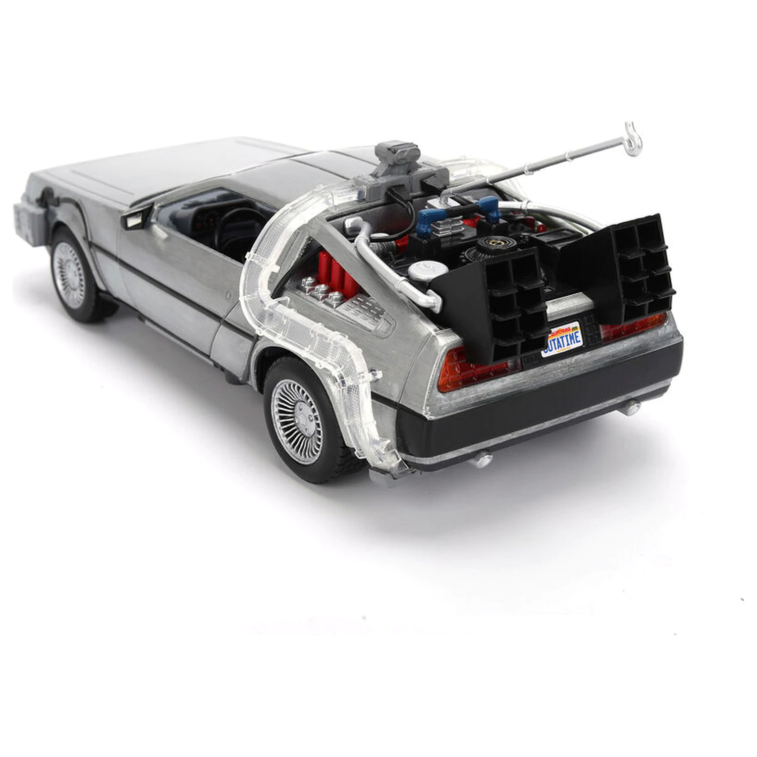 Back to the Future 40. Jubiläum Time Machine Hollywood Rides DeLorean Replik Produktfoto